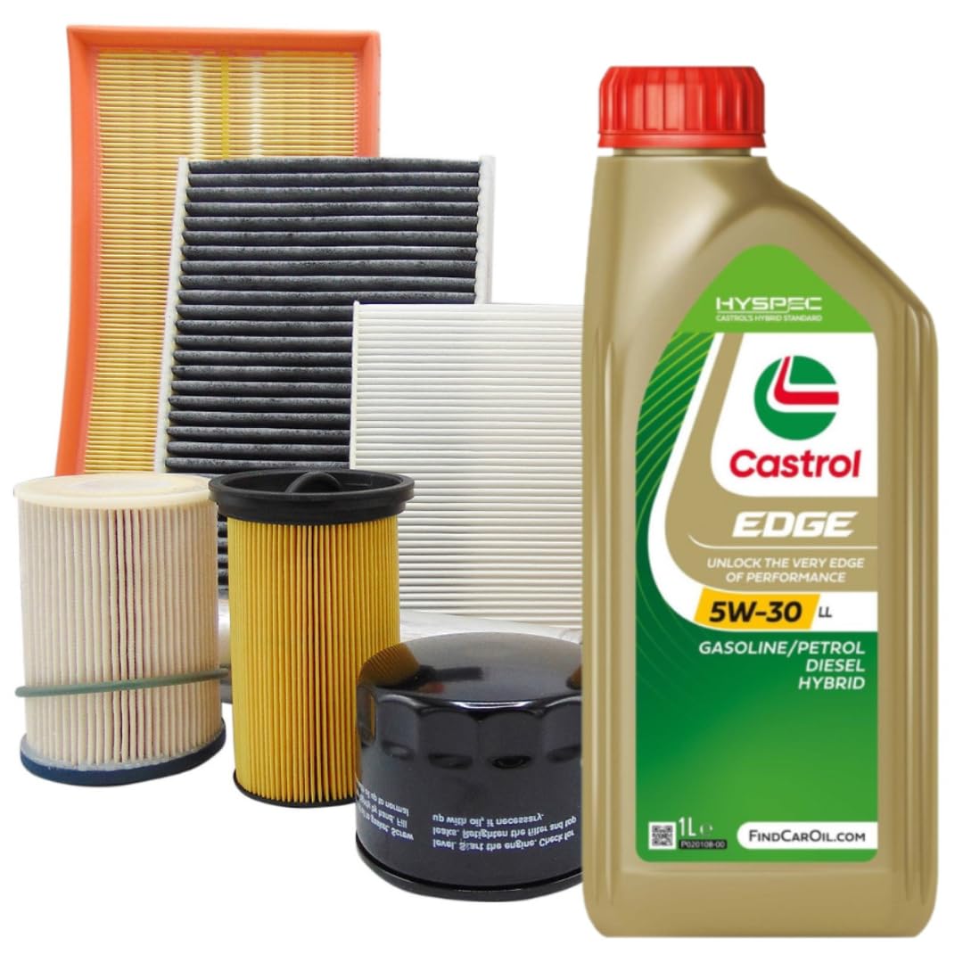 KIT TAGLIANDO COMPATIBILE CON VW GOLF 7 VII 1.4 TGI CNG FILTRI + 4LT OLIO 5W30