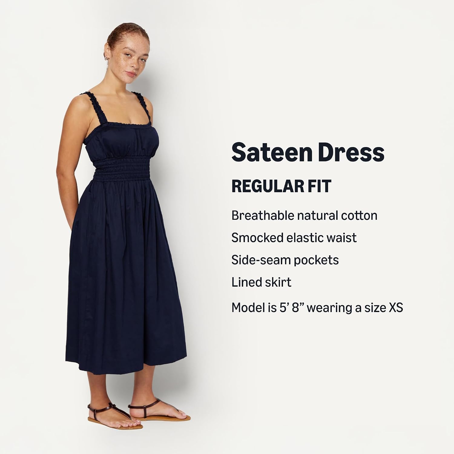 Amazon Essentials x Sofia Grainge Mommy & Me Cotton Sateen Dresses