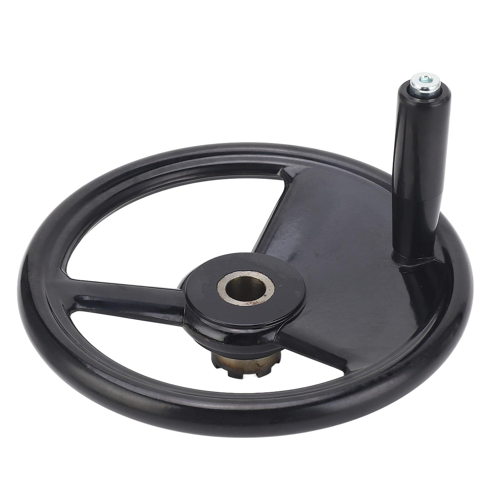 Lathe Handwheel, Engineering Plastics Hand Wheel 22x250mm for Grinders, Multifunctional Round Shape, Hardwarehandle