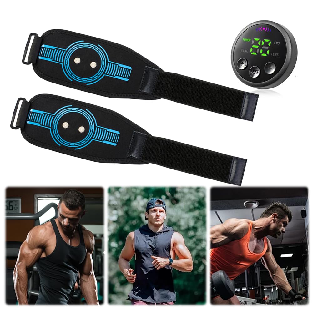 EMS stimolatore Muscolare USB Ricaricabile Toner Muscolare elettronico Attrezzatura for Allenamento Addominali Regolabile Display a LED for Esercizi di Fitness
