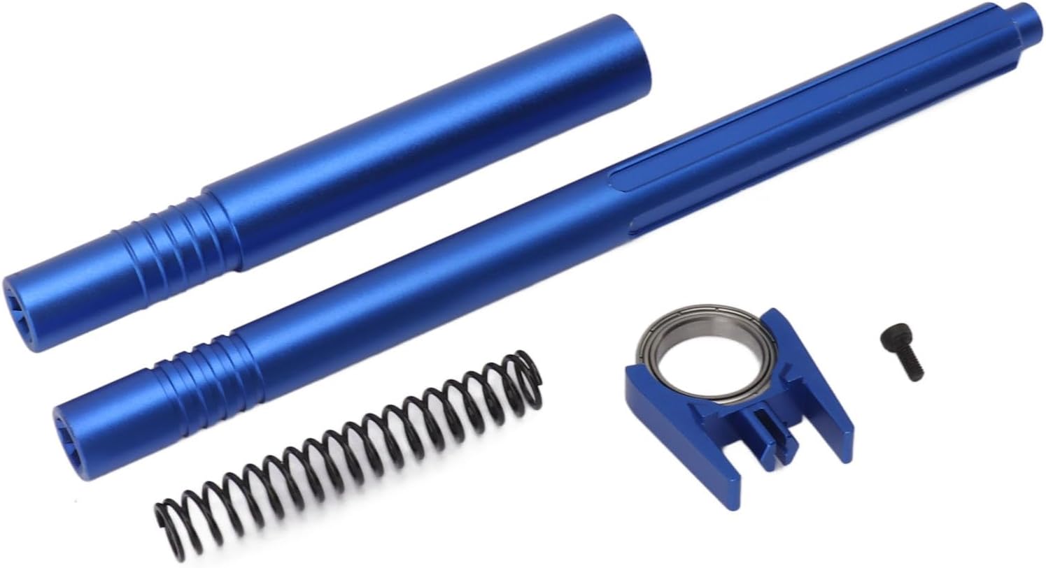 RiToEasysports Alloy Center Driveshaft, Aluminum High Speed Support Set Replacement Driveshaft Upgrade for ARRMA 1/10 RC Car Accessories (Dark Blue), Small,