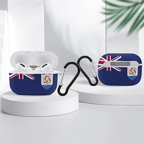 Miniatura 9 de TAIZIYEAH Funda para Airpods Pro con diseño de bandera argentina, suave y flexible, para niñas con llavero