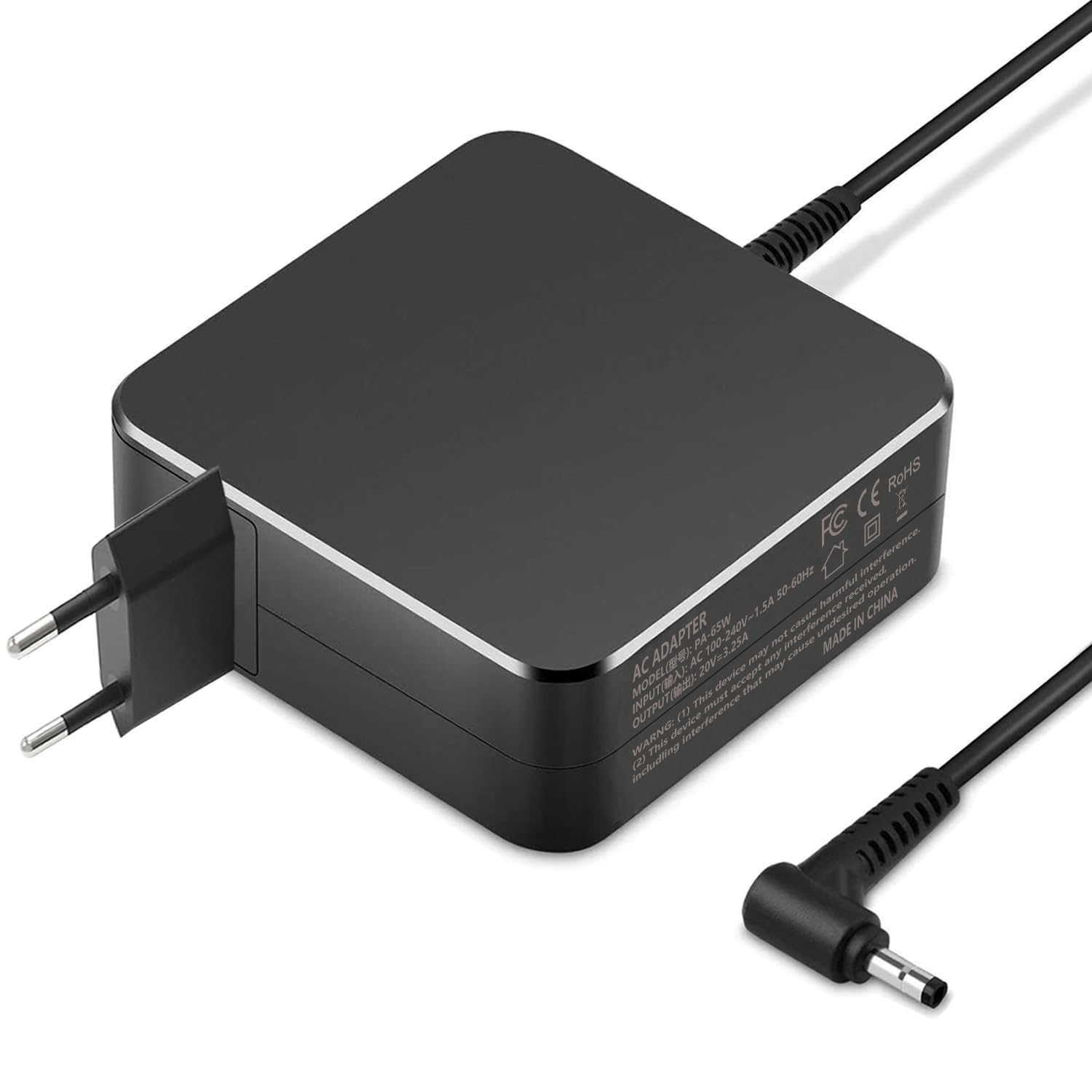 65W Caricatore PC Portatile Alimentatore per Lenovo V15 V14 V17 G2 G3 G4 G2-ITL V15-ADA V15-IIL V15-IGL V14-ADA V14-IWL V15-IWL V155 V110 Flex 4 5 ADLX65CLGE2A ADLX65CCGE2A Caricabatterie