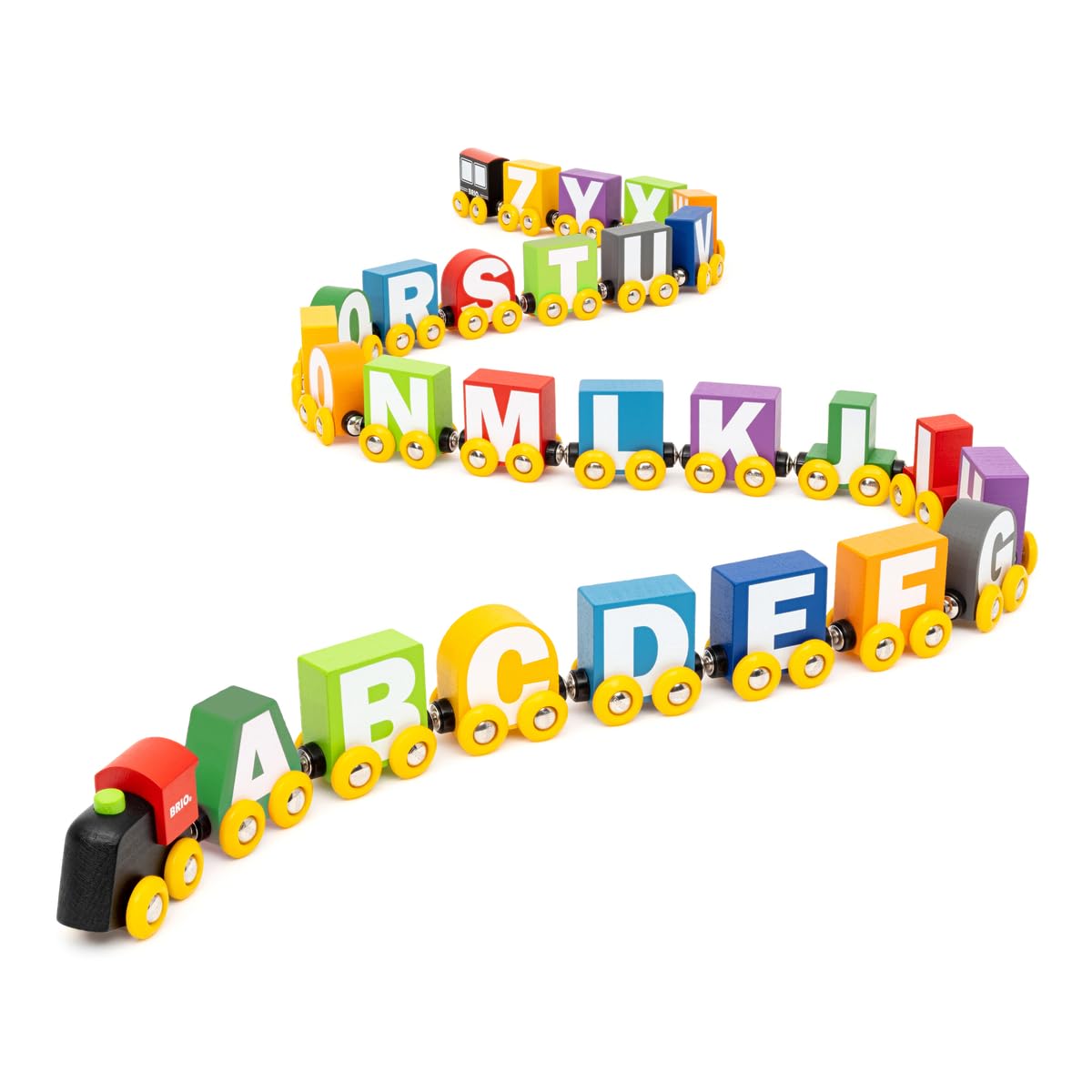 BRIO Treno lettera N | Treno in legno giocattolo accessorio per bambini dai 2 anni in su