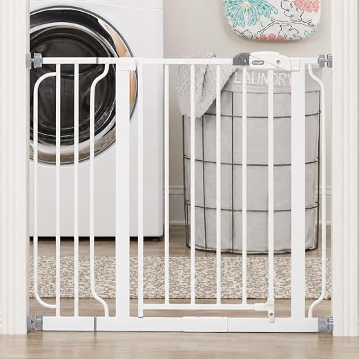 Regalo Safety 29"-38.5" Easy Step Baby Gate, Bottom of Stairs & Doorways