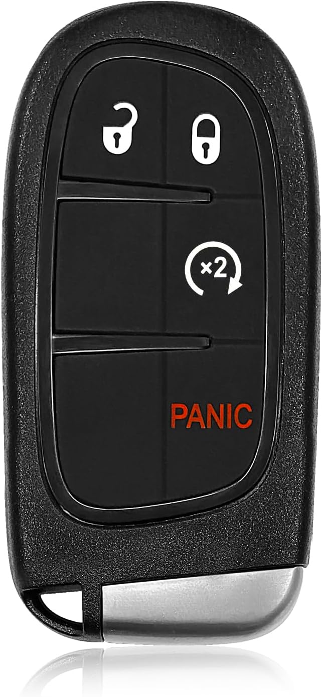 Replacement for 2014 2015 2016 2017 2018 2019 2020 2021 Jeep Cherokee Key Fob Remote Control GQ4-54T 4 Buttons 433MHz