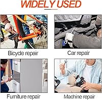 Vista 7 de Utoolmart Llave combinada de apertura de 0.394 in, material Cr-V con recubrimiento negro de electroforesis, longitud de 5.315 in para reparación uso