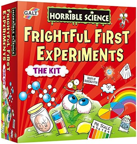 Galt Toys, Horrible Science - Frightful First Experiments, Science Kit for Kids, Ages 6 Years Plus
