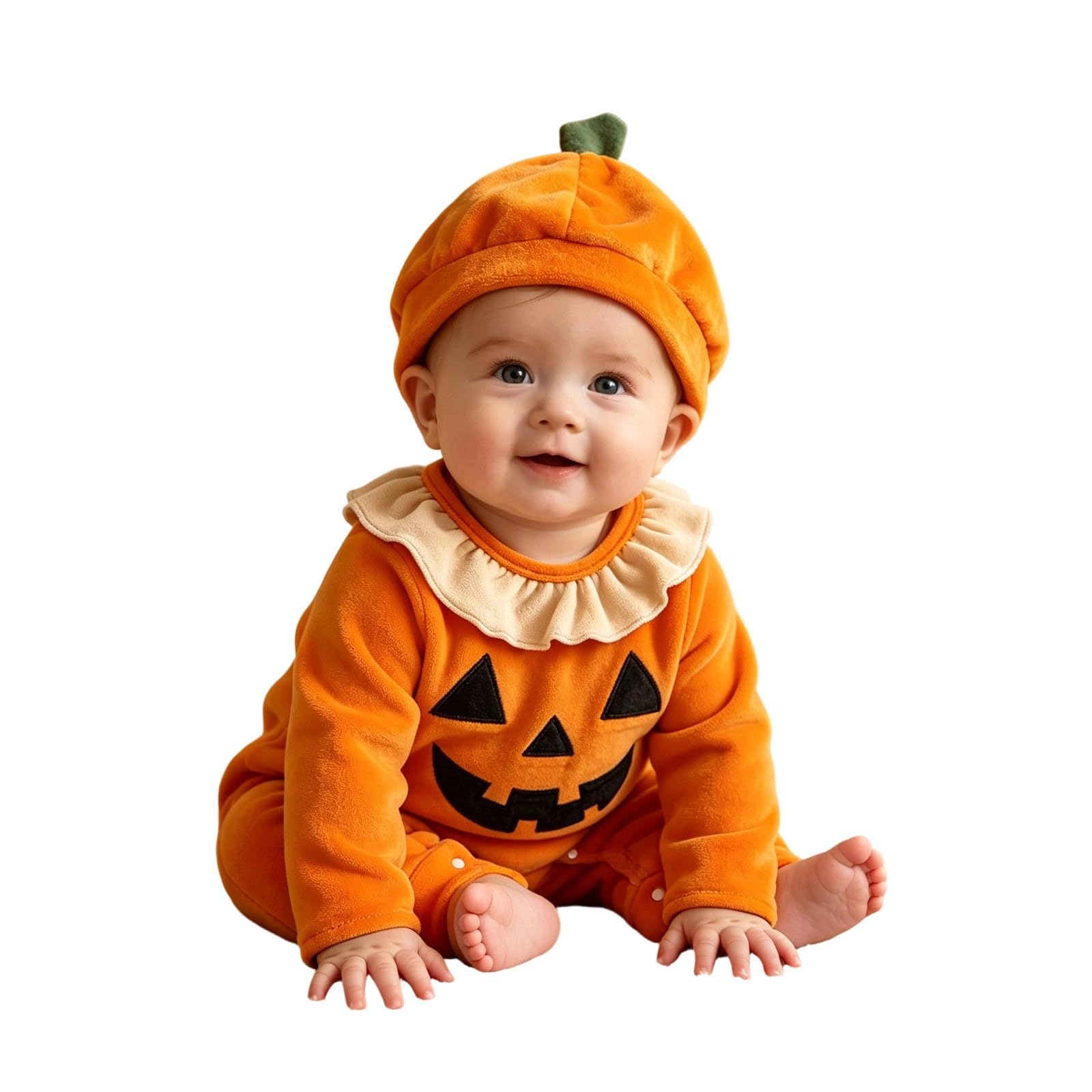 Baby Halloween Costume Cute Infant Halloween Outfit Hoodie Pumpkin Costume