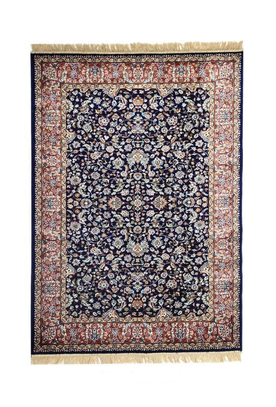Image of Luxury Silk Carpet 4 x 6 FEET for Living Room or Bedroom, Made with Premium Silk, Perfect for Elegant Interiors Comfort and Timeless Design