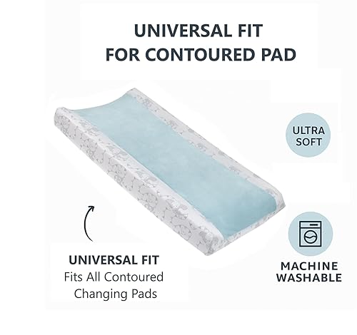 Miniatura 4 de Disney Dumbo Hello Baby - Funda para cambiador, color gris y blanco