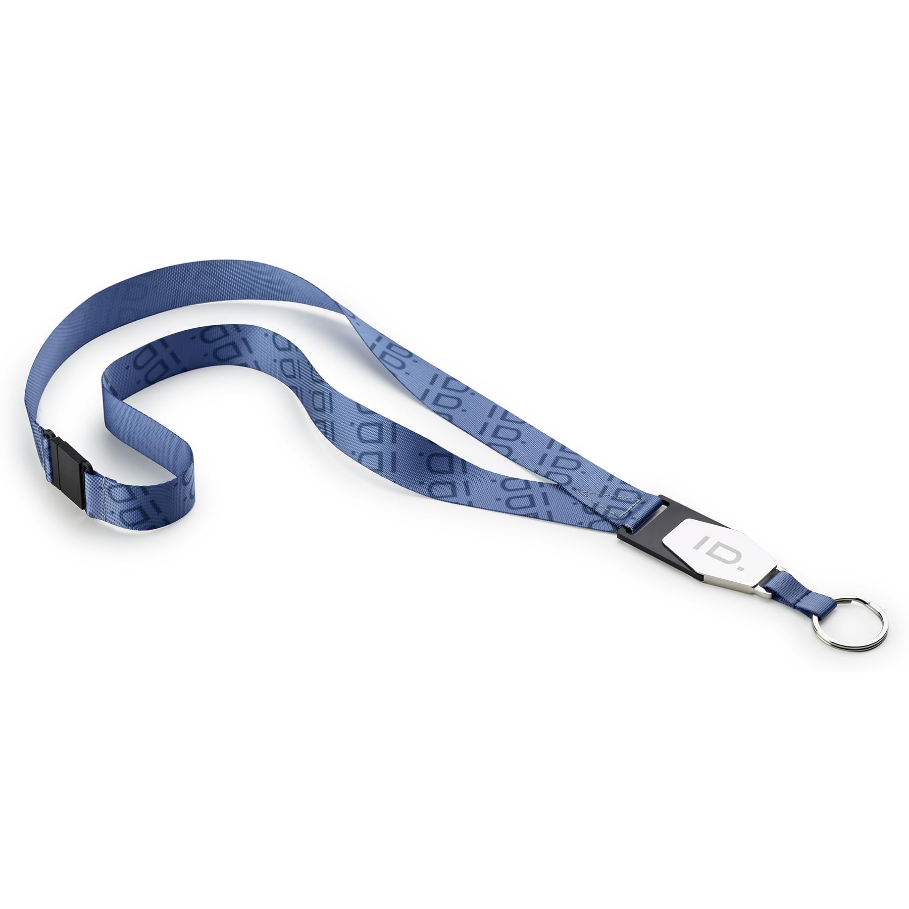Volkswagen 11G087610 Lanyard Key Ring with ID Logo with VW Logo Blue, blue, standard size, Modern