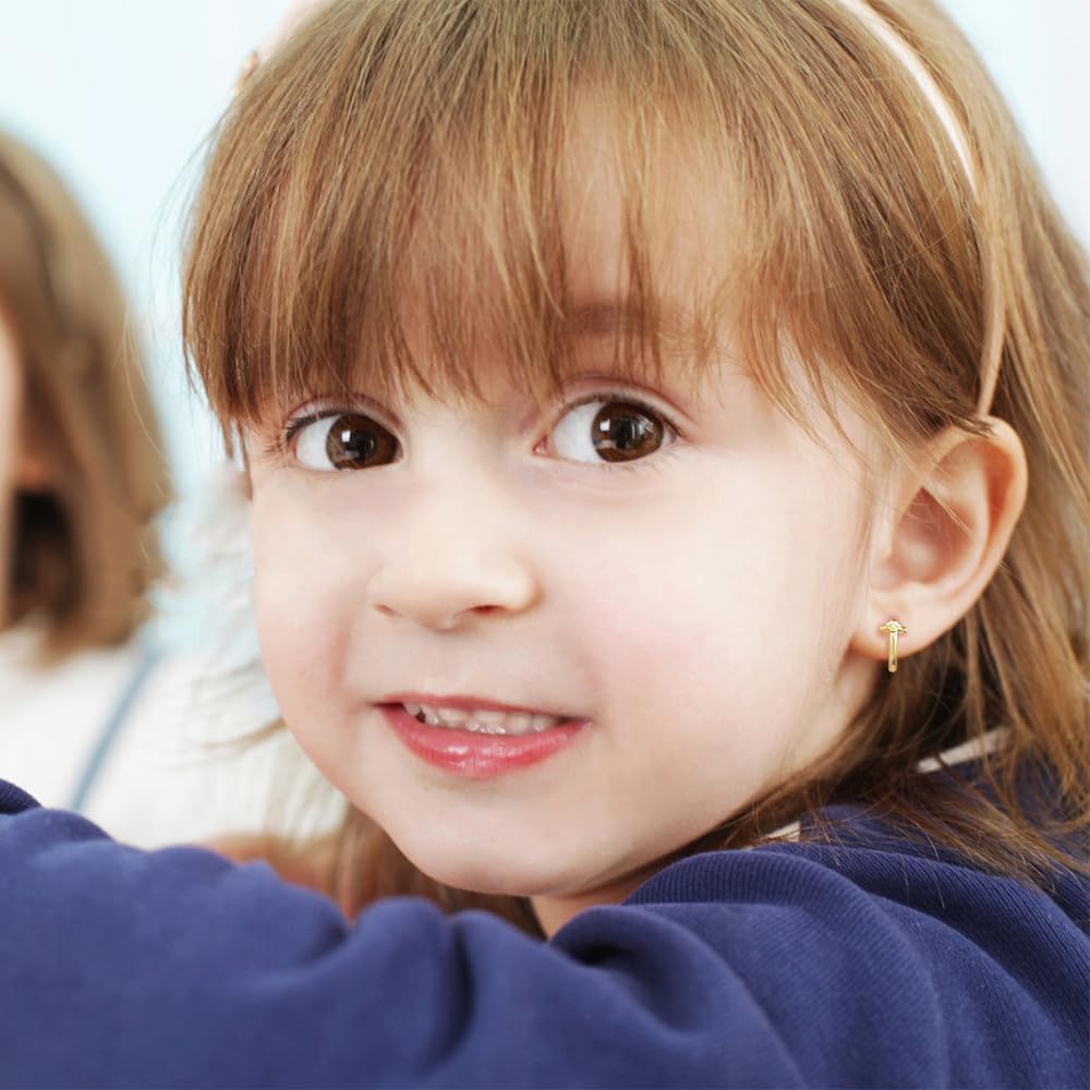 Dainty Cross Flower CZ Tiny Mini Hoop Earrings for Women Cartilage 925 Sterling Silver Gold Plated Cross Small Huggie Hoops Hypoallergenic for Sensitive Ear Fashion Jewelry Gift Daughter Her Birthday - Image 6