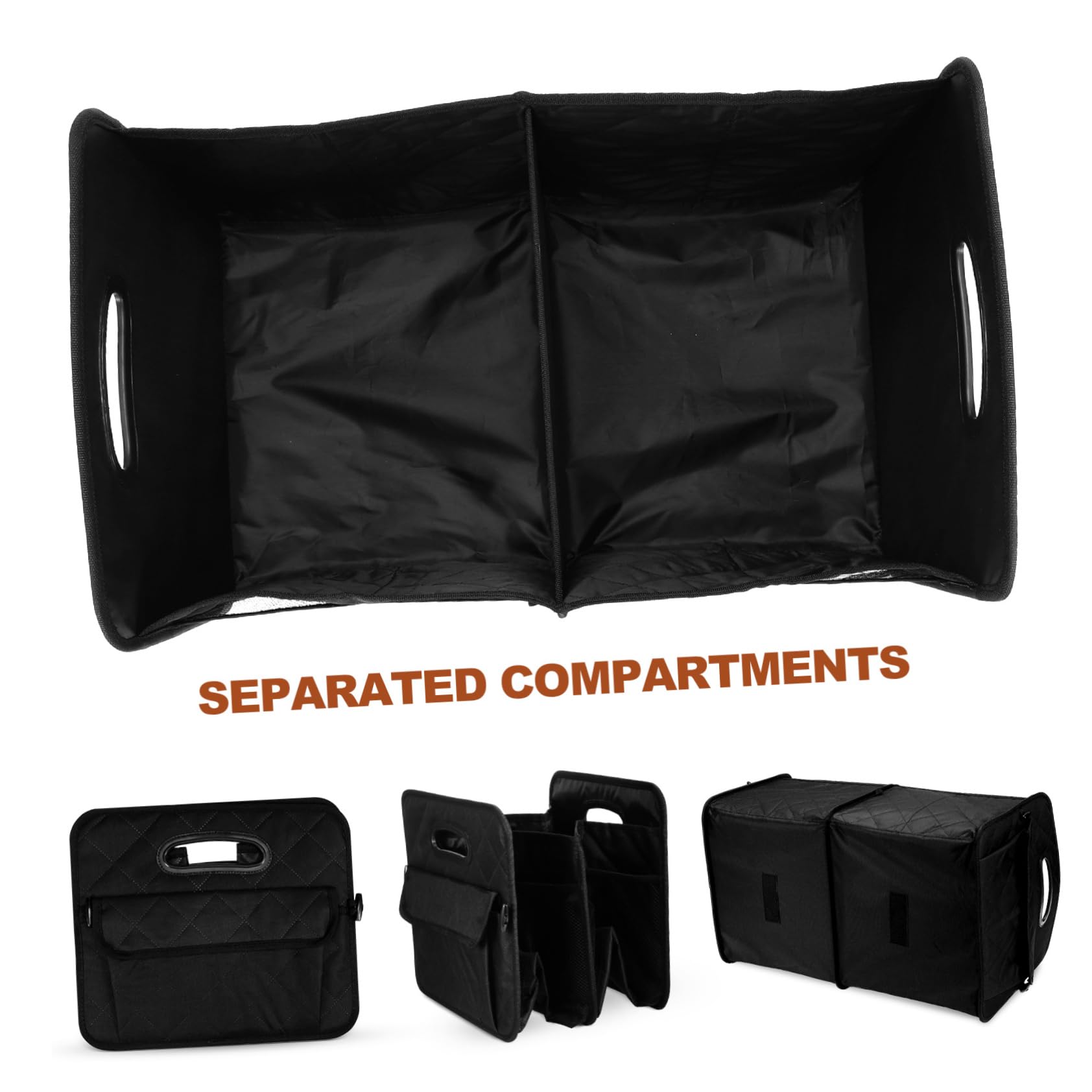 PLAFOPE Kofferraum Organizer Kofferraumtasche Auto Aufbewahrungsbox Schwarz
