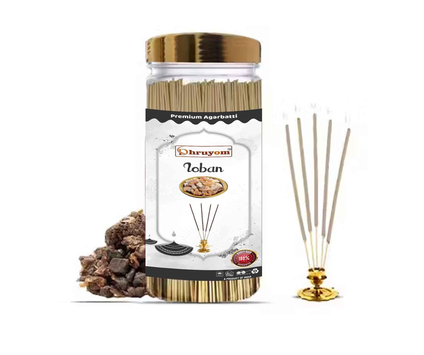 Loban Agarbatti 250g in Reusable Jar | Natural Loban Fragrance Incense Sticks for Pooja, Meditation & Home Fragrance | Long Lasting Dhoopbatti-image-18