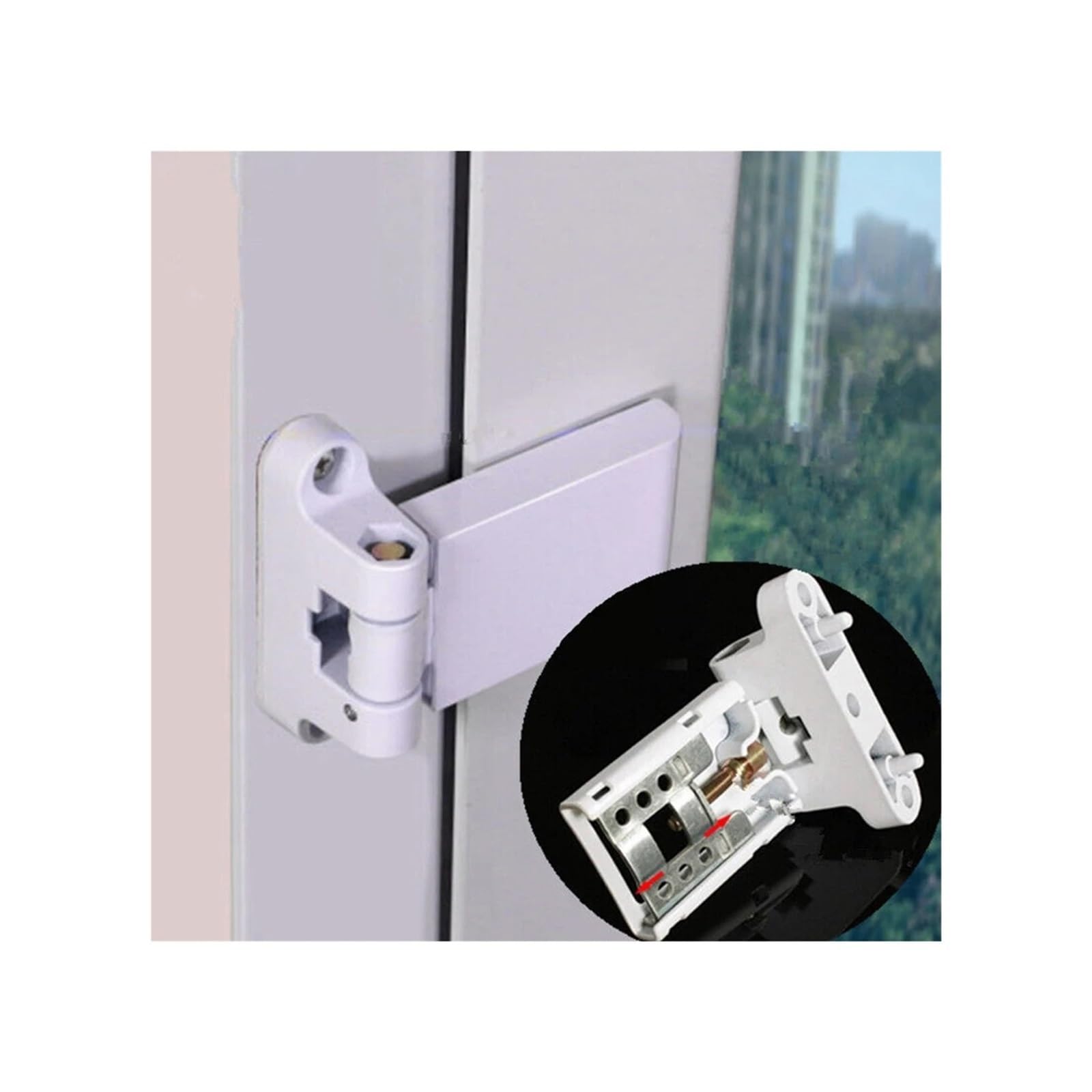 Weokdfha One Color Window Hinge Aluminum Alloy Doors Casement Flag Hinge Balcony Door Window Hinges Adjustable Heavy Duty Security Hardware