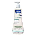 Mustela Stelatopia Eczema-Prone Skin Cleansing Gel - Baby Face & Body Wash with Natural Avocado & Sunflower Oil - Fragrance-Free & Tear Free - 16.9 fl. oz.
