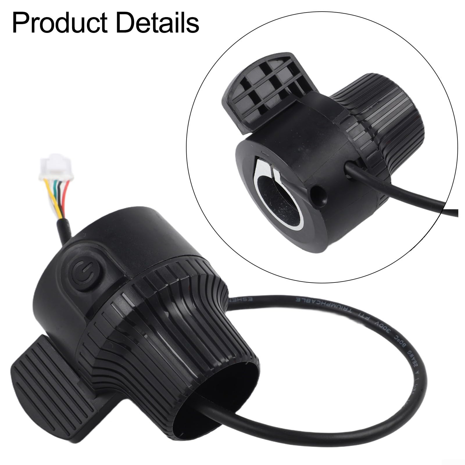 Accélérateur d'accélérateur de scooter électrique, pour Kugoo et pour modèles Kukirin G2/G3/G4, interrupteur à pouce en plastique pour une conduite fluide dans la vie quotidienne