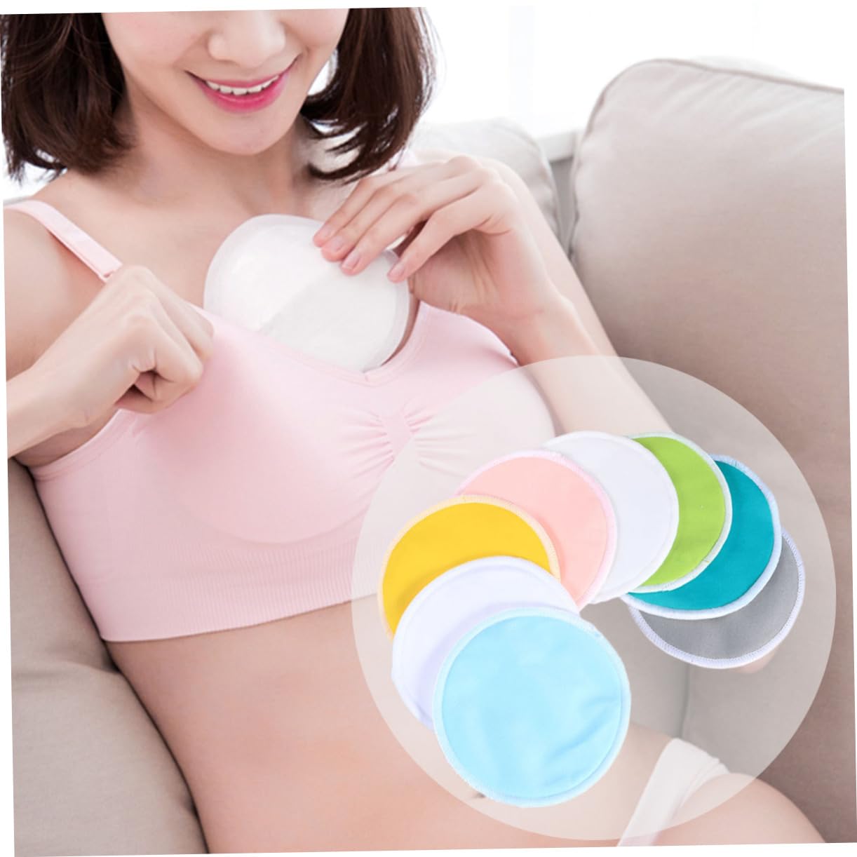 UPKOCH 3 Juegos Almohadilla Galactorrea Almohadillas para Orejas Anti Galactorrea Almohadillas para El 16 Uds * 3