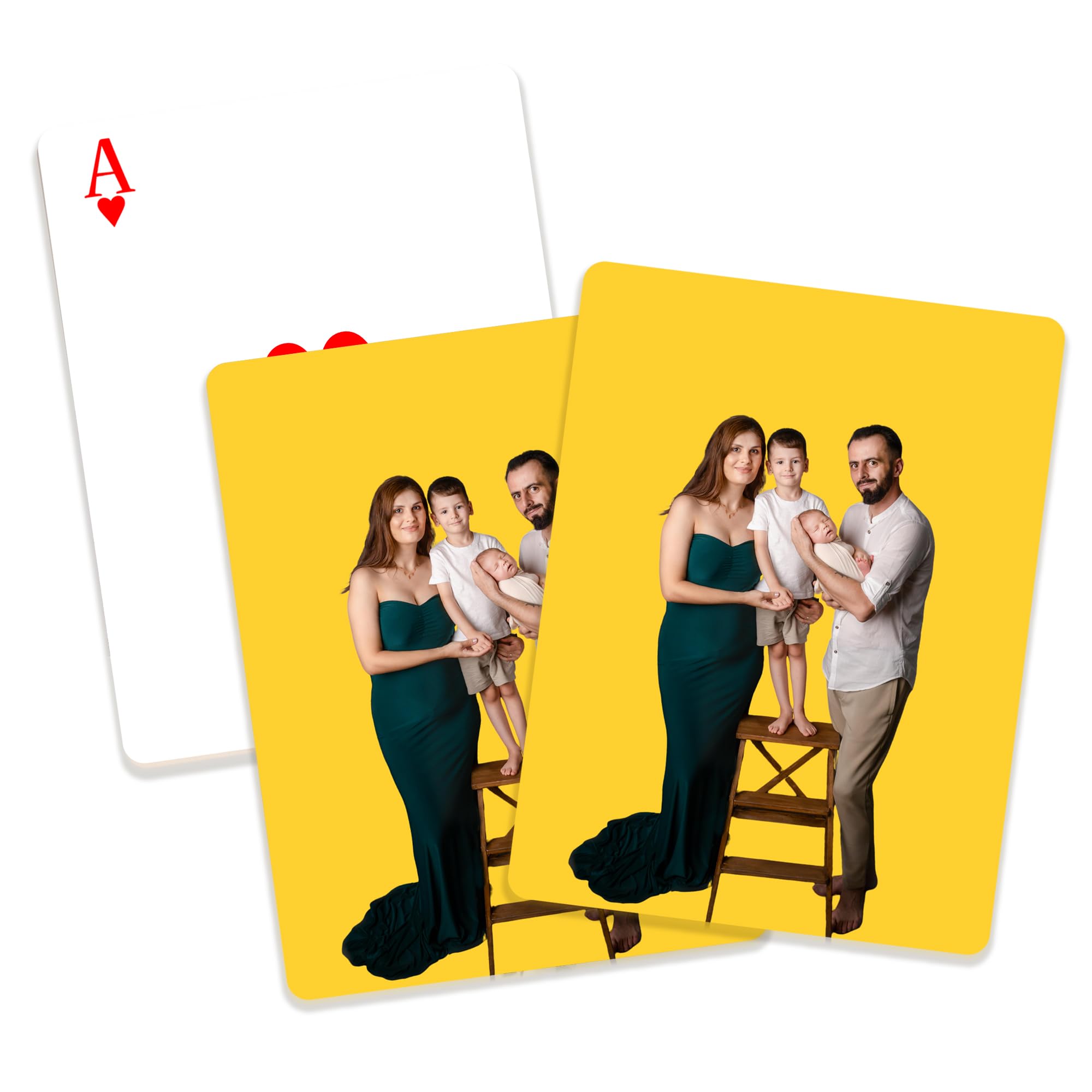 ooelyy Custom Playing Cards with Photos - Personalized Deck of Playing Cards for Weddings, Anniversaries, Christmas - Print Your Memories & Create
