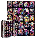 ✔ Bien fait : chaque puzzle est fabriqué à partir de carton de puzzle recyclé. En outre, chaque pièce de puzzle de 1000 pièces a été découpée avec précision pour garantir un ajustement parfait, fabriqué avec des matériaux de haute qualité, assurant une expérience de puzzle satisfaisante et durable