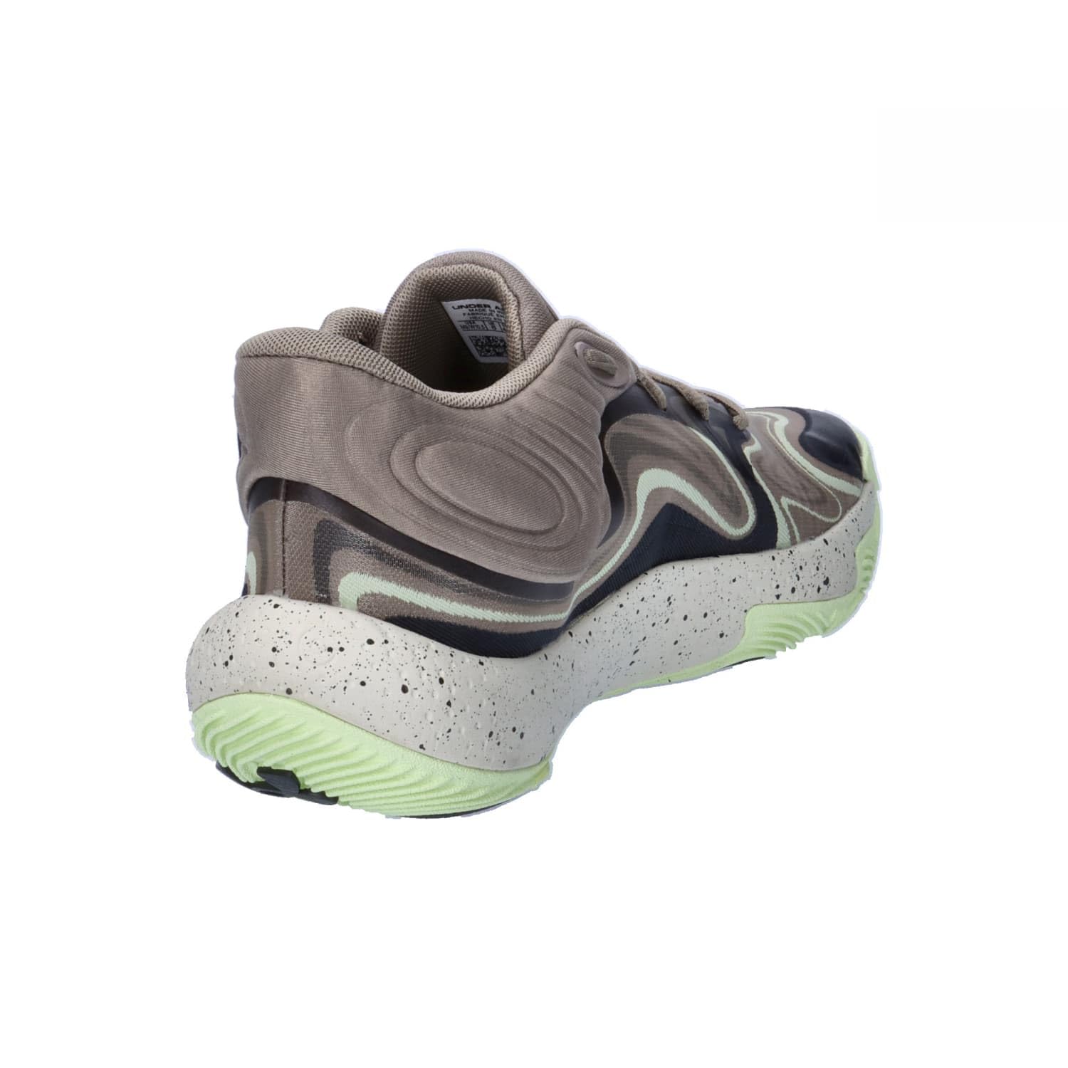 Under Armour Unisex buty do koszykówki Spawn 6 Mid Camo 3028338 Taupe Dusk/Black 41