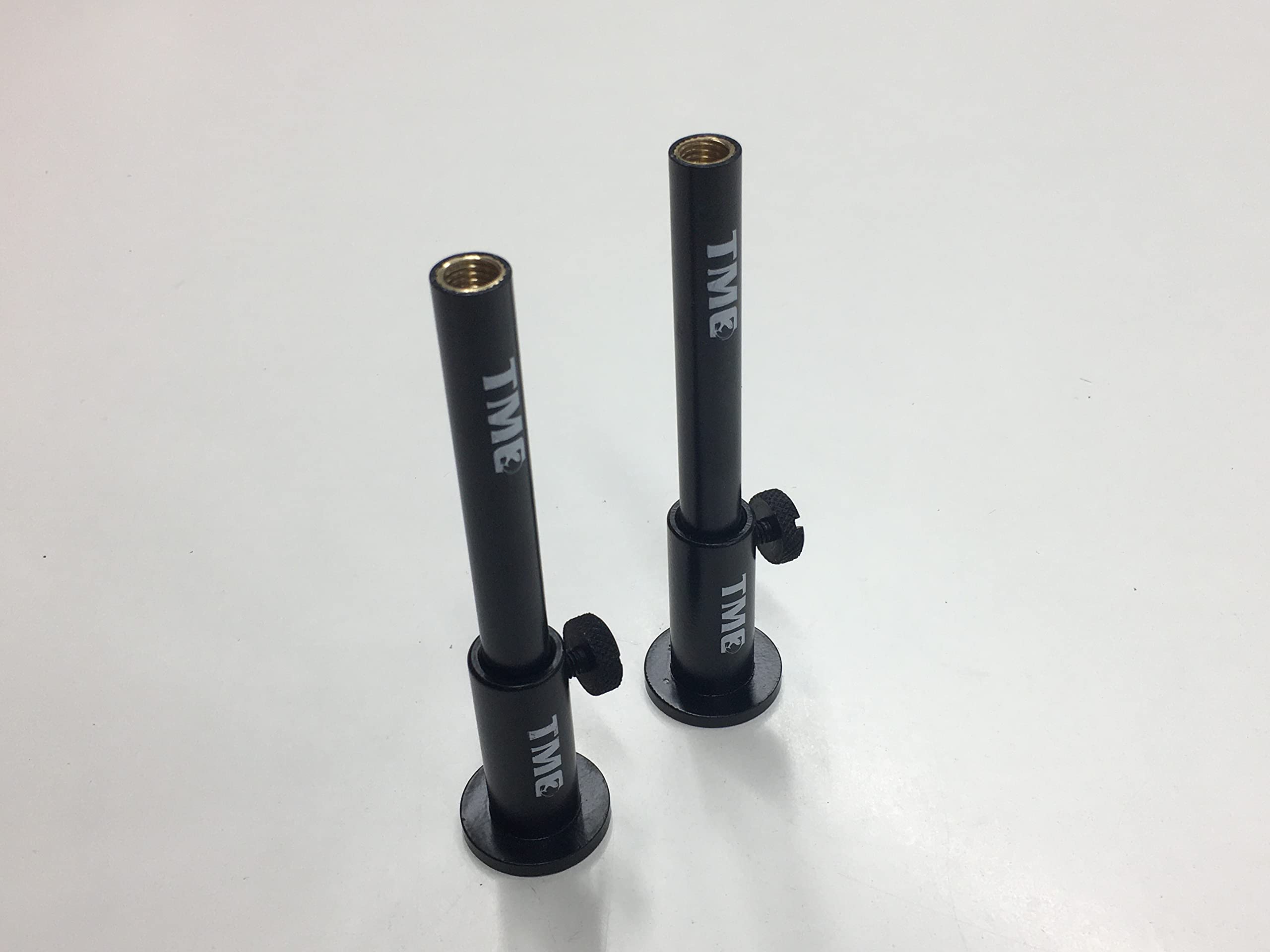 TMC2 x Anodized Aluminium Stage stands with locking nuts, with 2 x 5 inserts. Carp