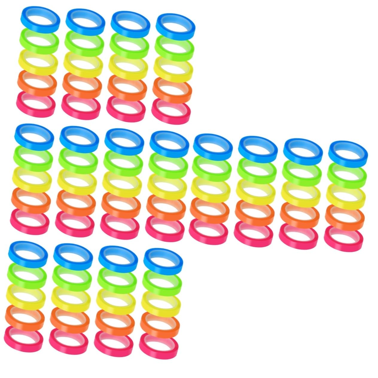 TEHAUX 80rollen Selbstklebende Transparente Index-sticker Vielseitige Seitenmarker Für Notizen Schule Büro Und Kreative Projekte Wasserfestes Design Und Breit Farben