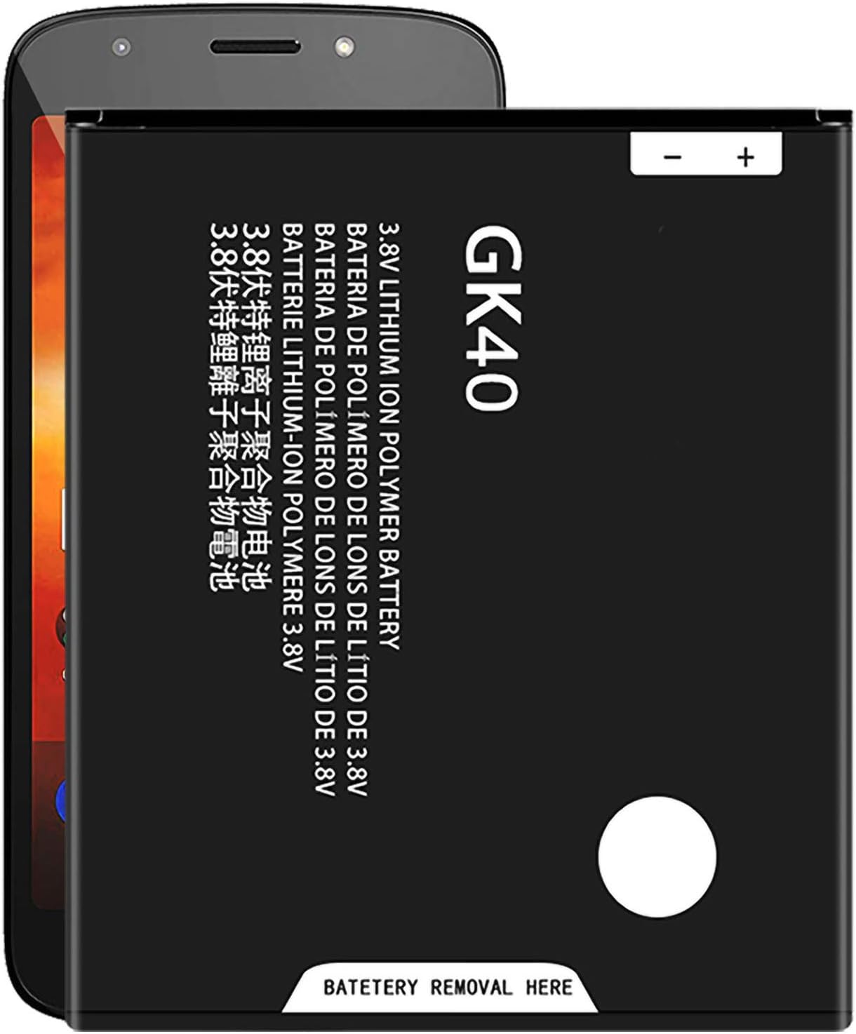 for Moto E5 Play XT1921-1 XT1921-3 XT1921-5 XT1921-6 XT1921-7 Replacement Battery GK40 SNN5976A Battery