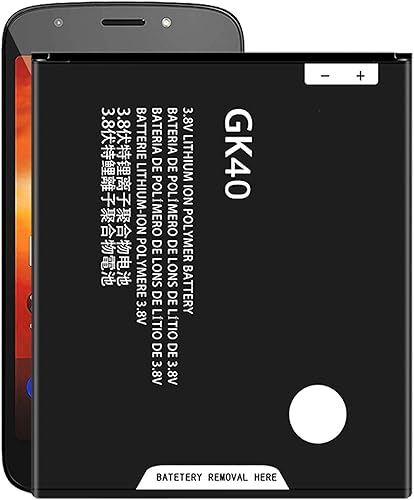 WUHAO Batería de repuesto para Motorola Moto 4 generación XT1768 XT1765 XT1766 XT1765 XT1767 XT1765PP, para batería GK40 SNN5976A (para T-Mobile disponible en Yaxa El Salvador