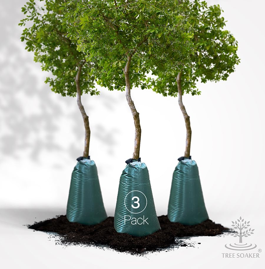Tree Watering Bag | 20 Gallon Slow Release Drip Tree Irrigation System | Watering Bag for Trees | 3 Pack