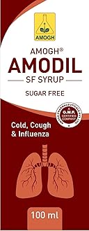 Amogh Amodil S.F. SYRUP (Pack of 2 x100ml) SugarFree