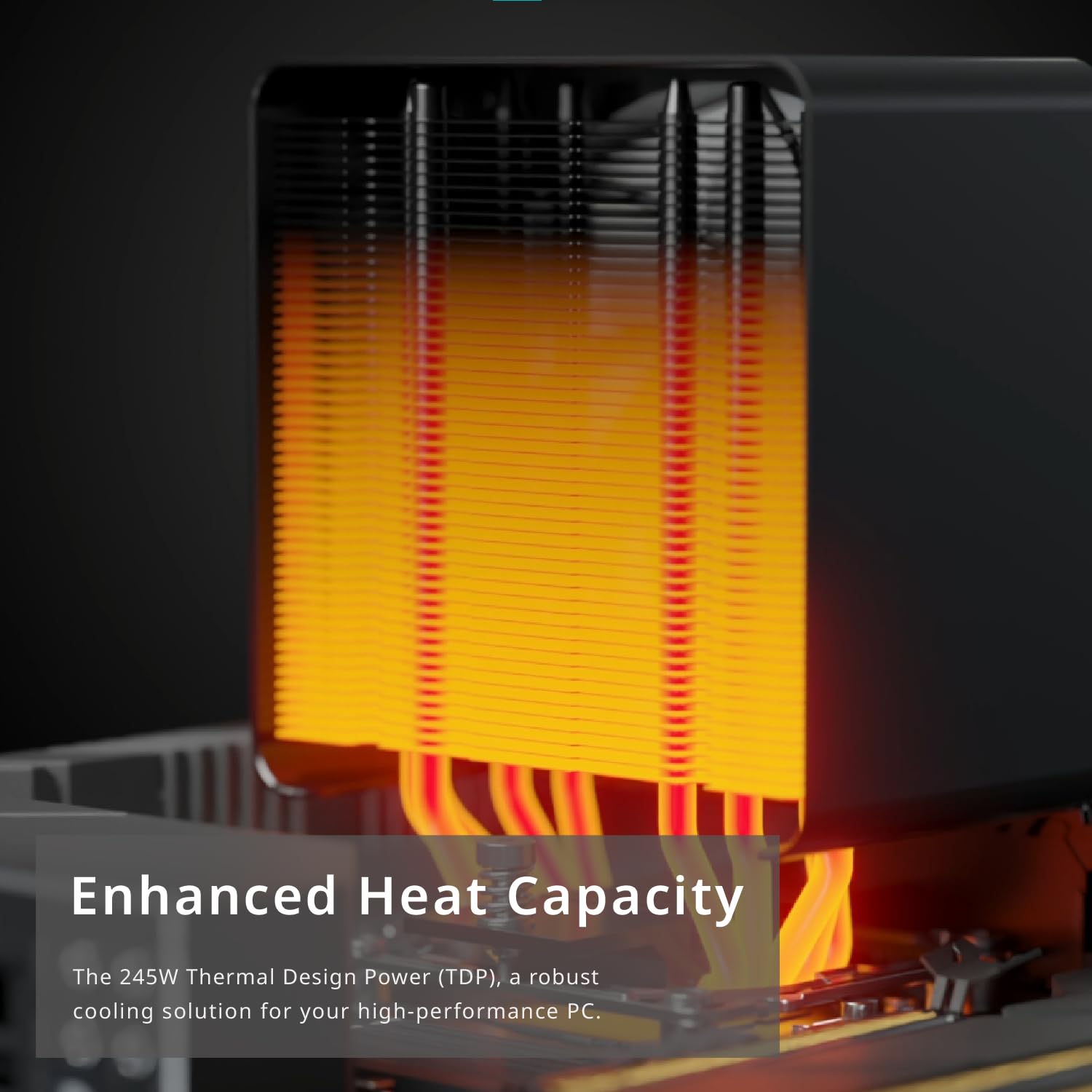 APNX AP1-V CPU-Kühler - 120mm, weiß