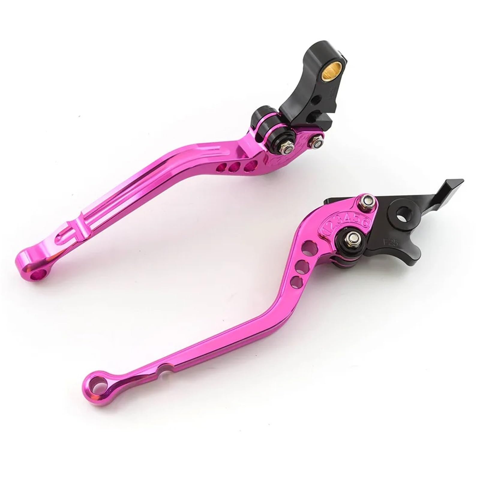 Pdaazvg 177Mm Pink Brake Lever Handle For Kawasaki For Zx10r Zx 10R Zx-10R Z1000 Z1000sx Z750r Zx6r/636 2006-2018 Motorcycle Adjustable Brake Clutch Lever Motorcycle Lever Blades(177Mm Pink)