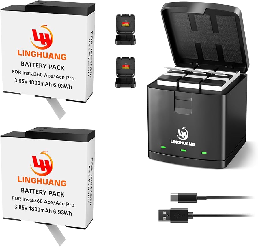 Amazon.co.jp: Insta360 Ace Pro 2・Ace Pro・Ace 互換バッテリー