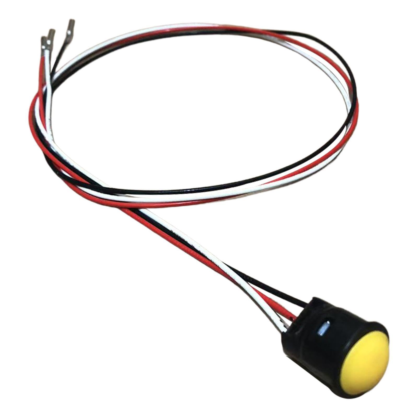 CALANDIS Excavators Joystick Push Button Spare Assembly Easy to Install Button Switch Yellow 3 Wire-image-22