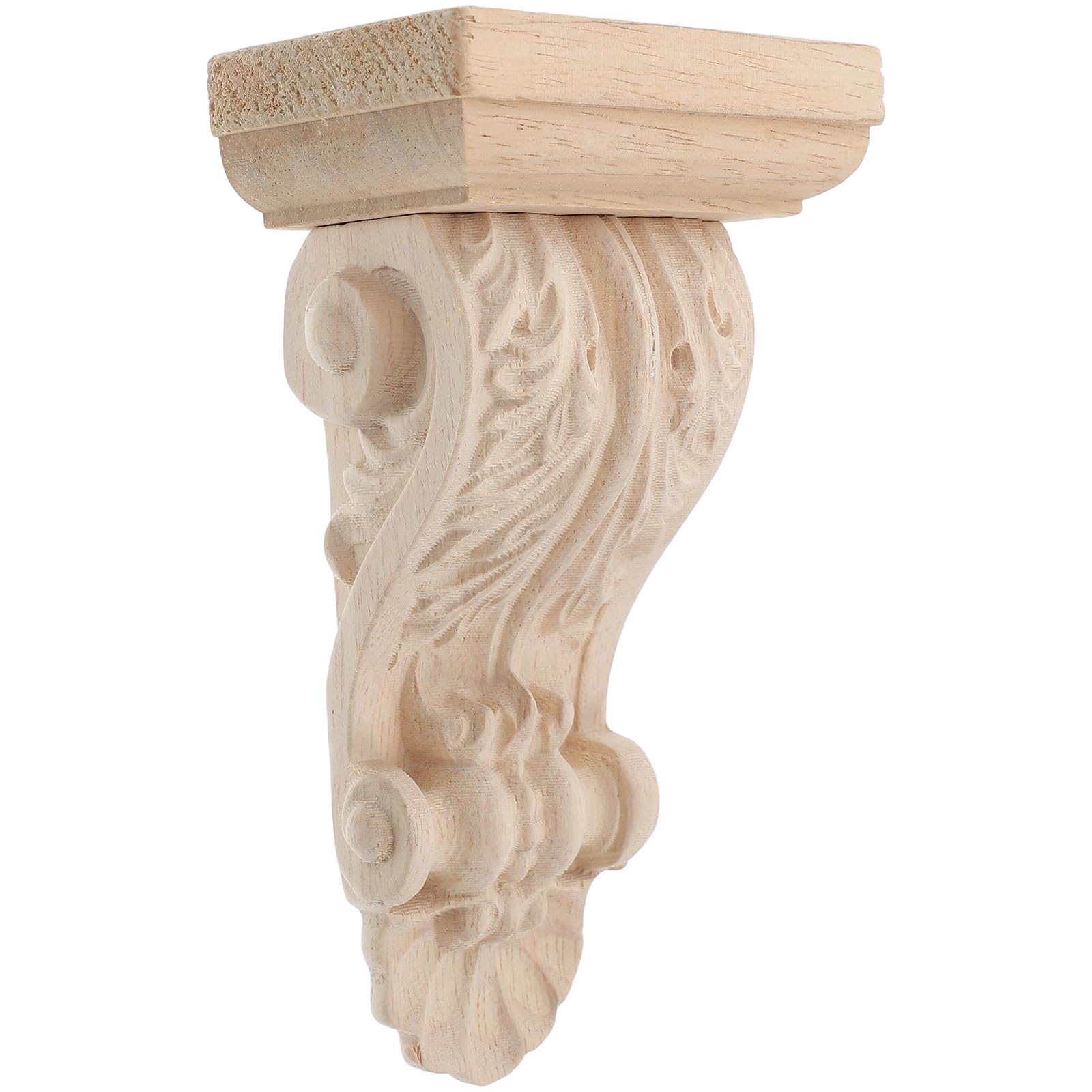 Soporte de estante decorativo de madera y ménsulas clásicas para columnas interiores 8