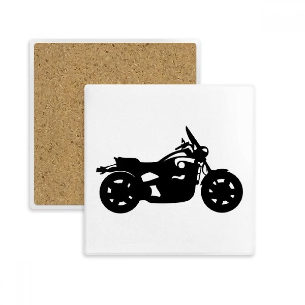 Dessous de verre moto pierre absorbante idée cadeau originale pour motard 2 pcs