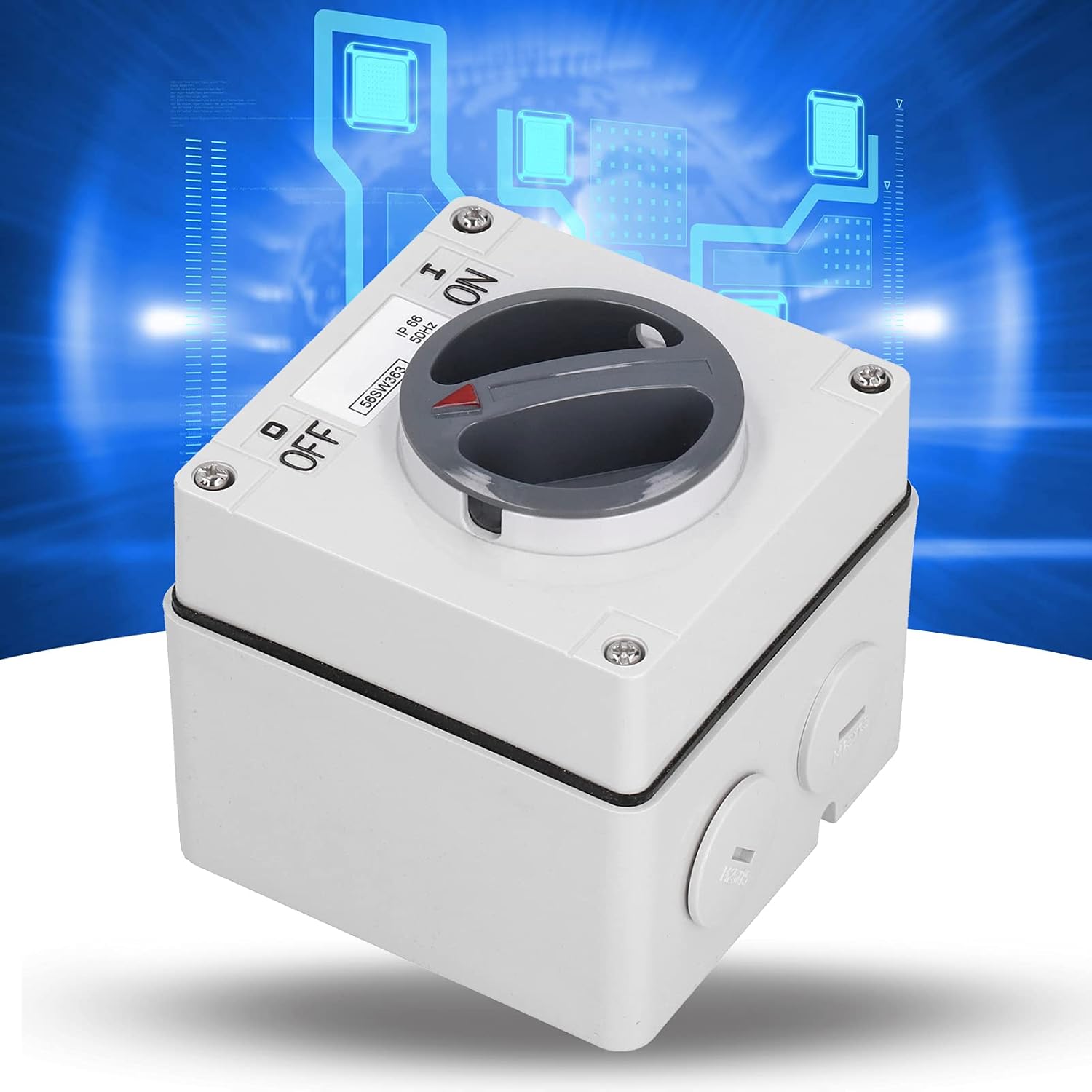 Outdoor Rotary Isolation Switch Safety Lock Indicators 7mm Wall Thickness 500V [3P63A]