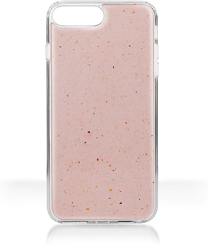 AuraCall - Funda rosa para iPhone 8, 7, 6, 6S Plus, con cristales curativos de Reiki, se adhiere a ventanas o soportes, cuarzo rosa, por goo.ey