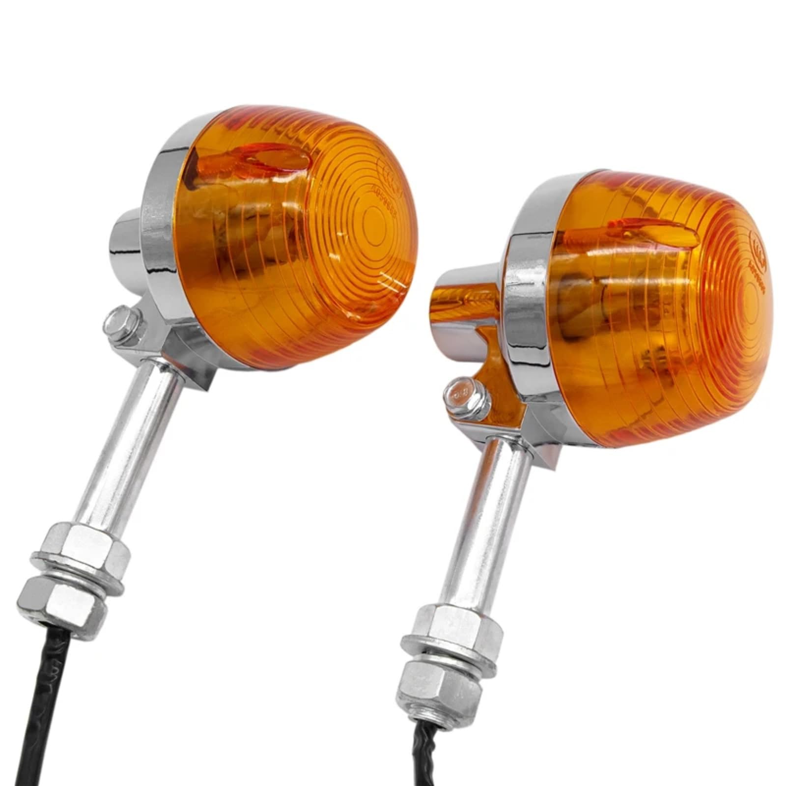Moto Intermitentes Para XL100 C70 CT70 CT90 CB350 CM400 CB450 CB750 Motocicleta Trasera 10mm Luz Intermitente Indicadores Intermitentes Lámpara Ámbar