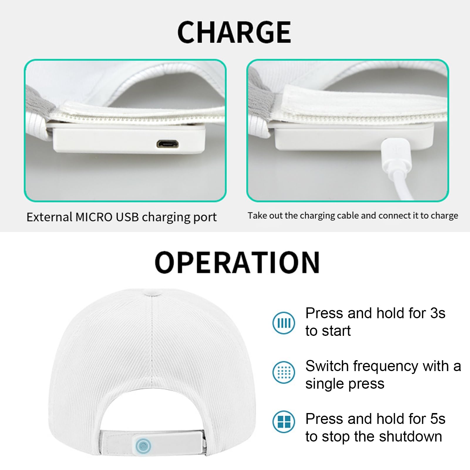 Czapka LED świecąca czapka z daszkiem, ładowana przez USB, świecąca w ciemności, impreza, migająca czapka z włókna, hip-hopowa, świecąca czapka, Halloween, migająca czapka na imprezę,
