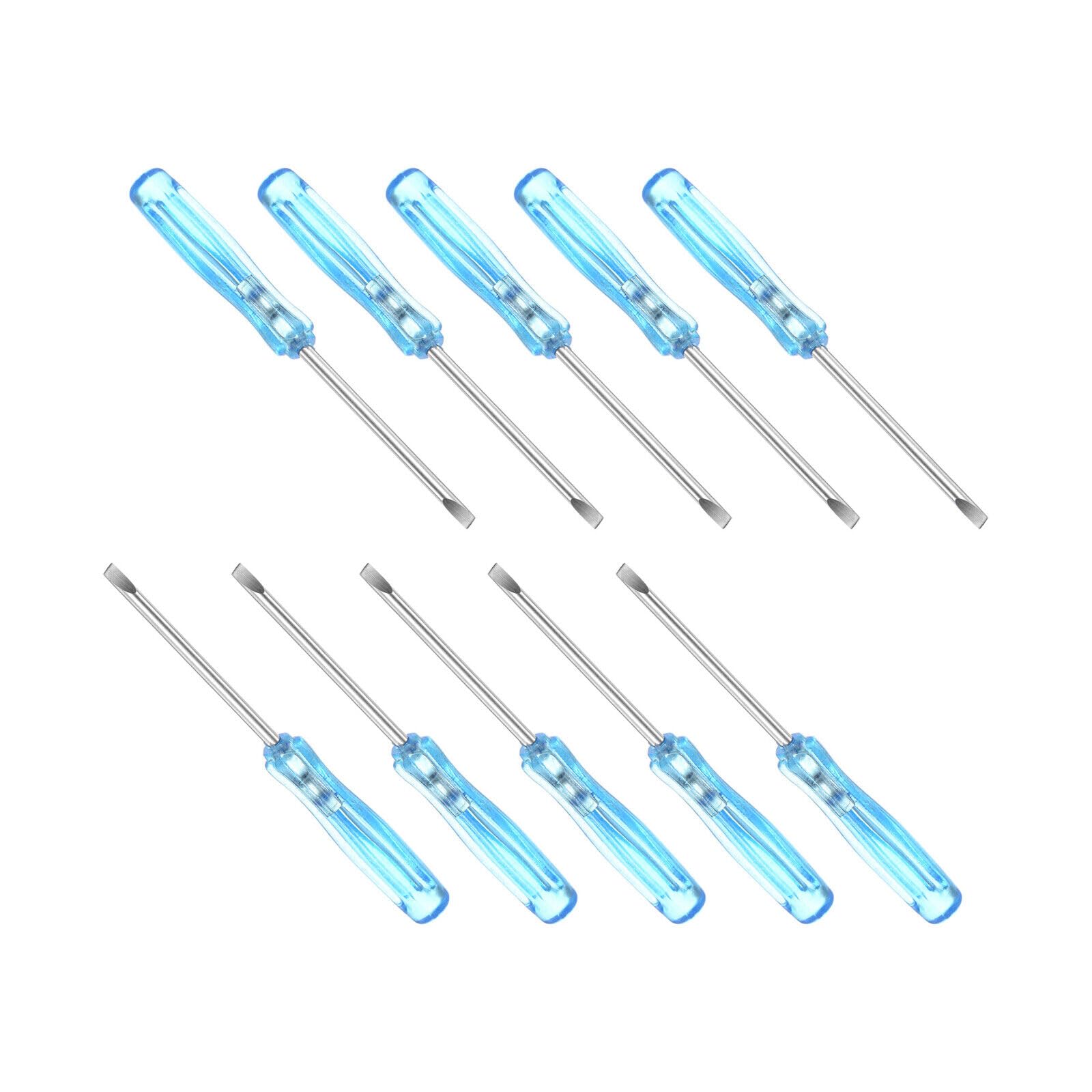 #US 10Pack 2mm 65mm Length Slotted Screwdriver Micro Screwdrivers