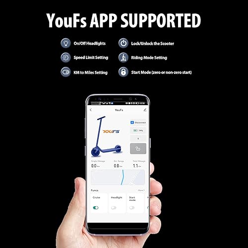 Miniatura 2 de Patinete eléctrico para adultos y adolescentes, neumáticos sólidos de 8.5 pulgadas, 350 W, velocidad máxima de 19 Mph, hasta 20 millas de largo