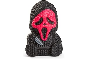 Handmade by Robots Ghost Face Fluorescent Pink Micro Size Vinyl Figure Collectible Art Toy