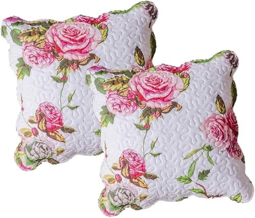 Miniatura 1 de Juego de cama DaDa Bedding, rosas románticas, preciosa primavera, rosa floral festoneado, colorido, brillante, vibrante