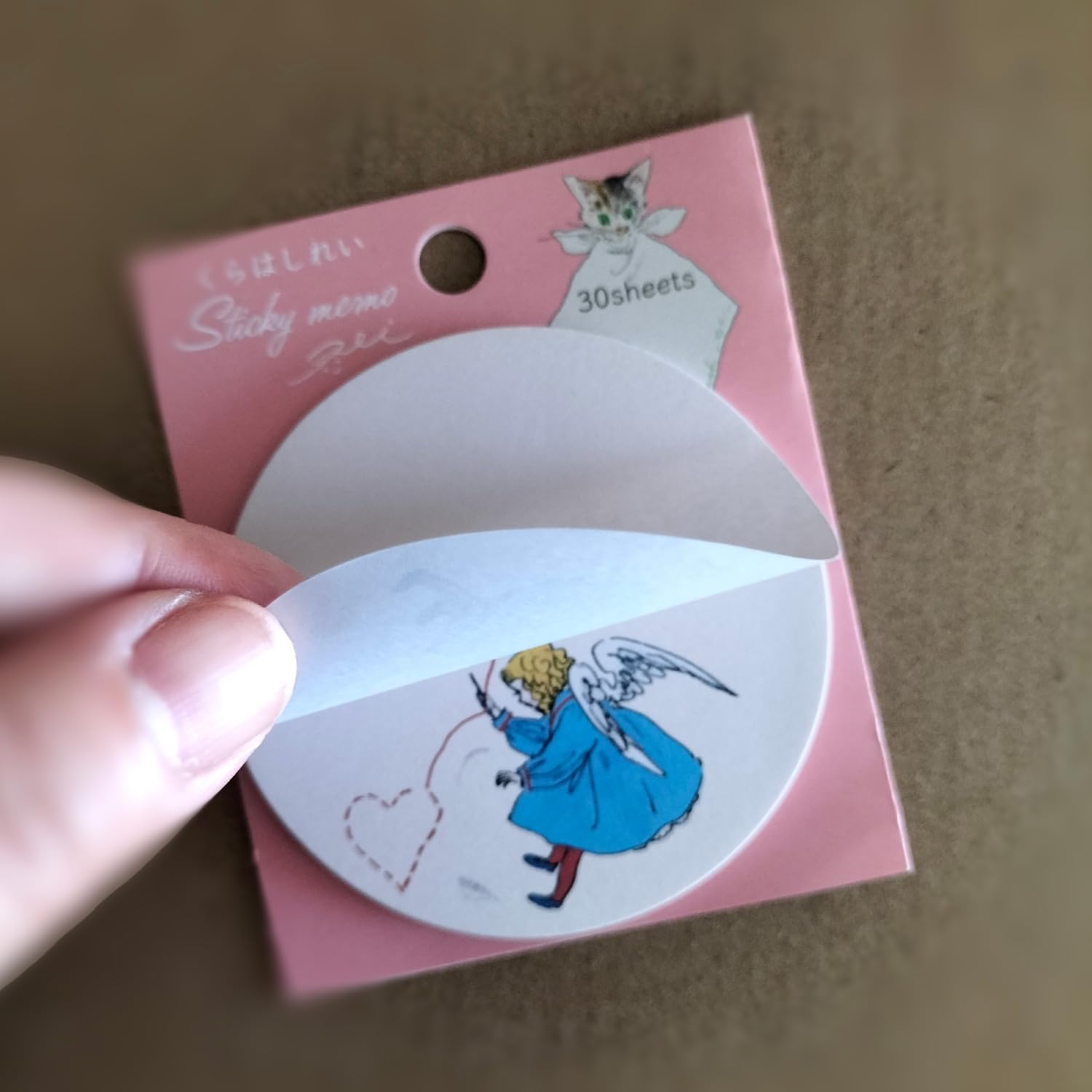 Amazon.co.jp: 学研ステイフル くらはしれい 付箋 のり付きメモ 天使