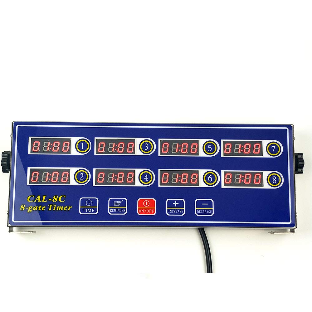 ZzPro8 Channel Digital Kitchen Timer Clock Reminder Cooking Commercial Loud Ring Alarm Stainless Steel Timers Calculagraph