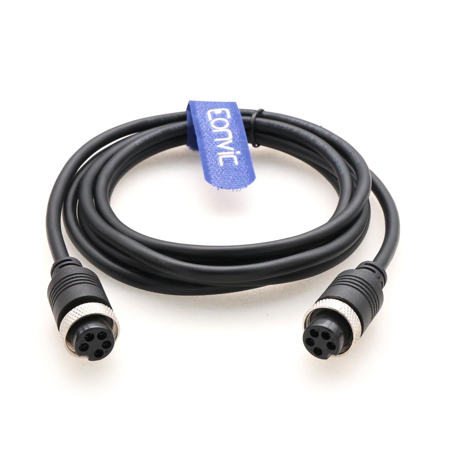 Eonvic GX16 5 Pin Double Female Circular Aviation Connector Electrical Plug Industrial Cable for Electronic Instruments Industrial Equipment Automotive Connections 2M