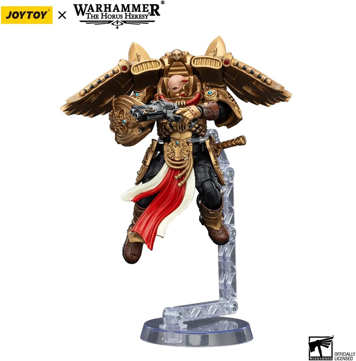 JOYTOY Warhammer The Horus Heresy Legio Custodes Custodian Venatari Squad Venatari with Kenetic Destroyer 2, 1:18 Scale 5.4in Action Figure Mecha Joy Toy Collection Model
